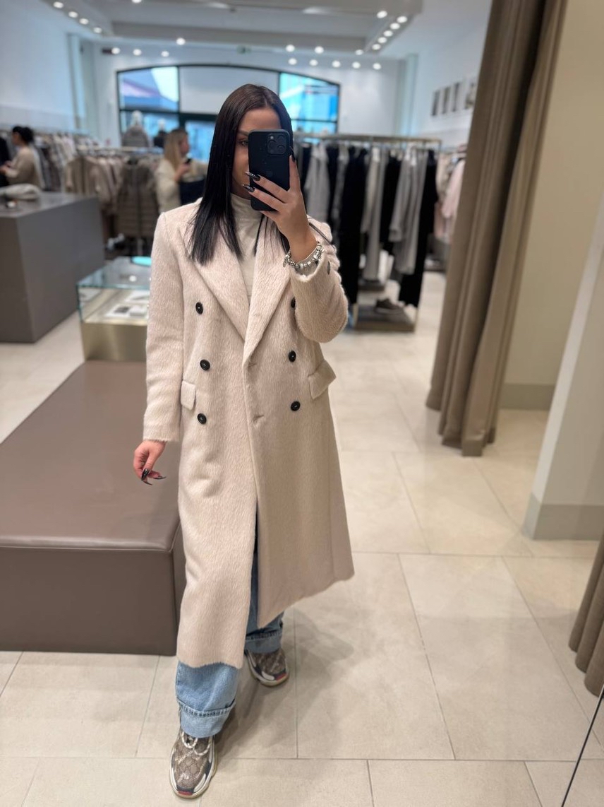 PESERICO Coats front view - Women's luxury Clothes