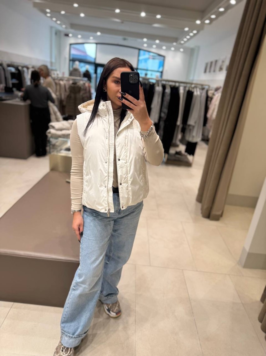 PESERICO Gilets front view - Women's luxury Clothes