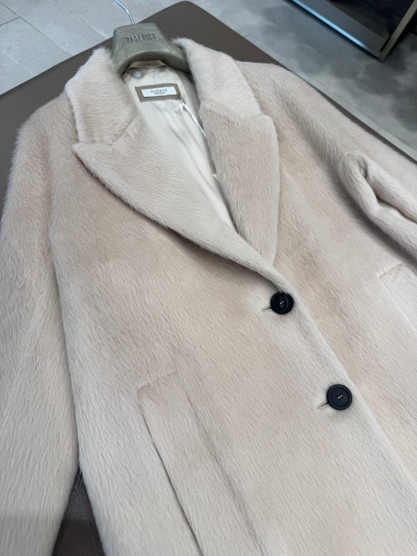 PESERICO Coats side view - Women's luxury Clothes