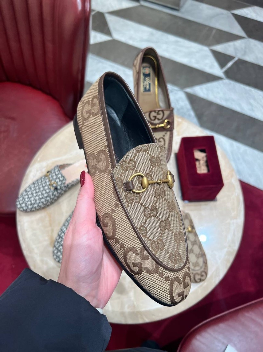 GUCCI Moccasins front view - Women's luxury Shoes