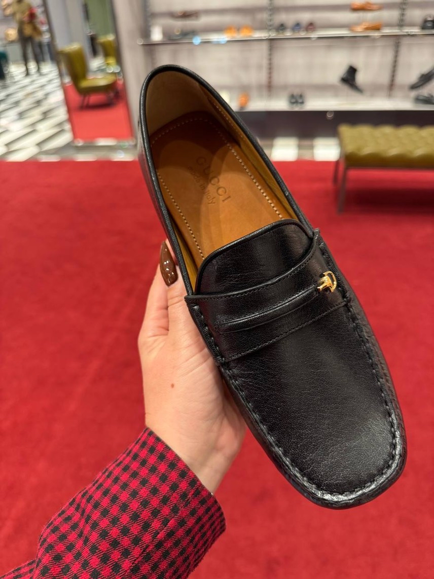 GUCCI Moccasins side view - Men's luxury Shoes