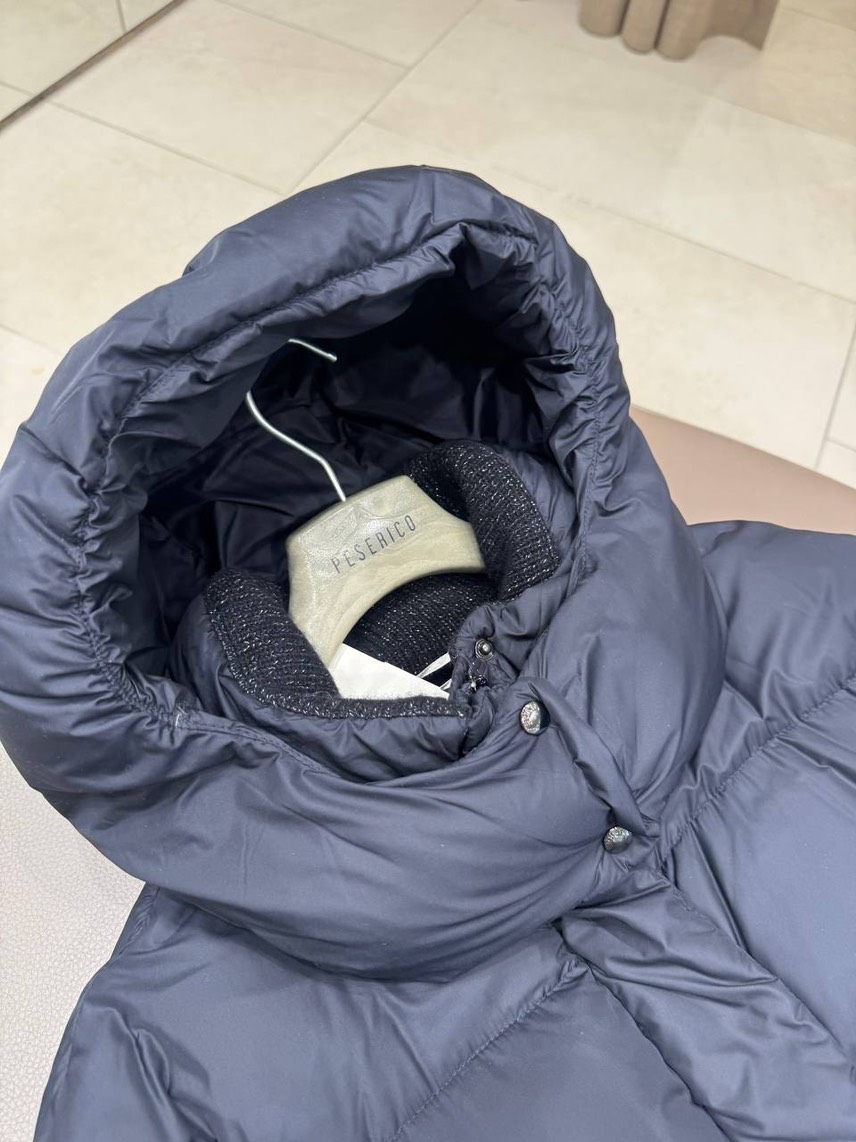 PESERICO Down jacket side view - Women's luxury Clothes