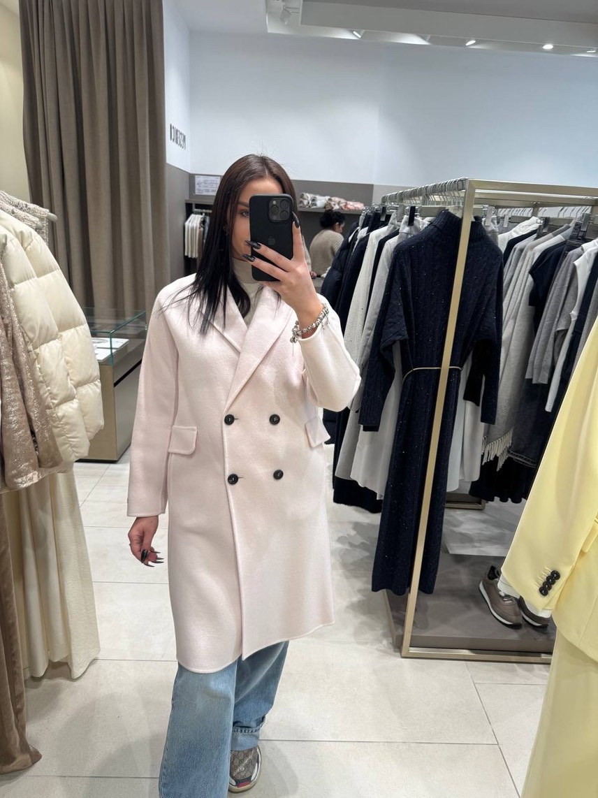 PESERICO Coats side view - Women's luxury Clothes