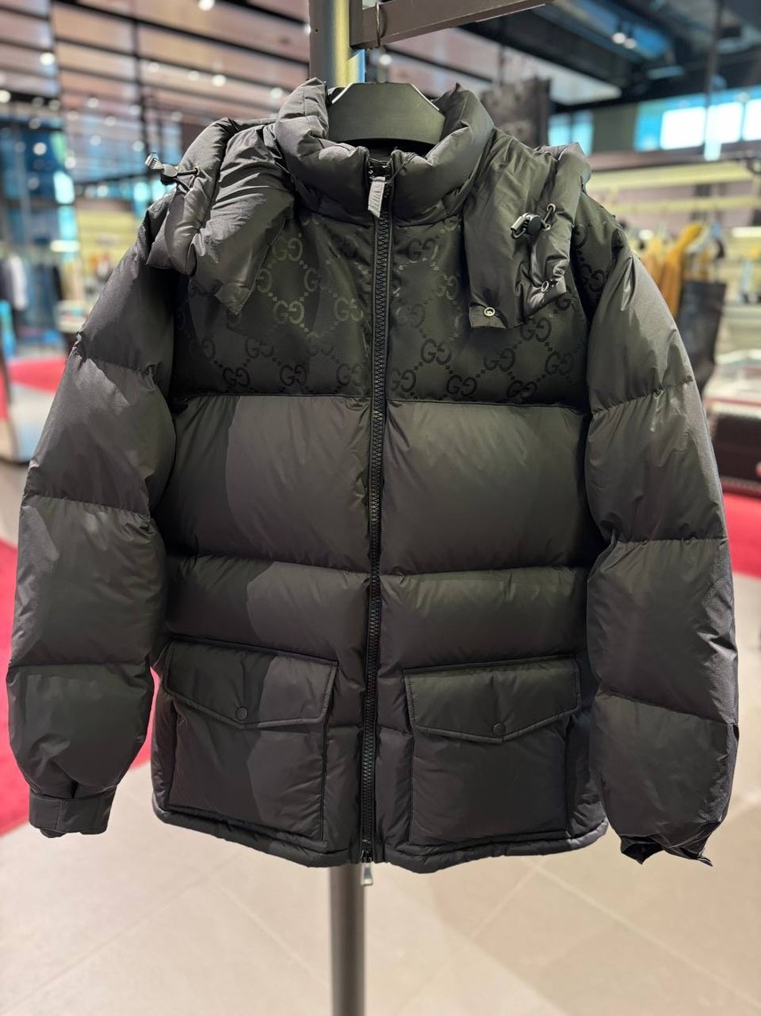GUCCI Down jacket front view - Men's luxury Clothes