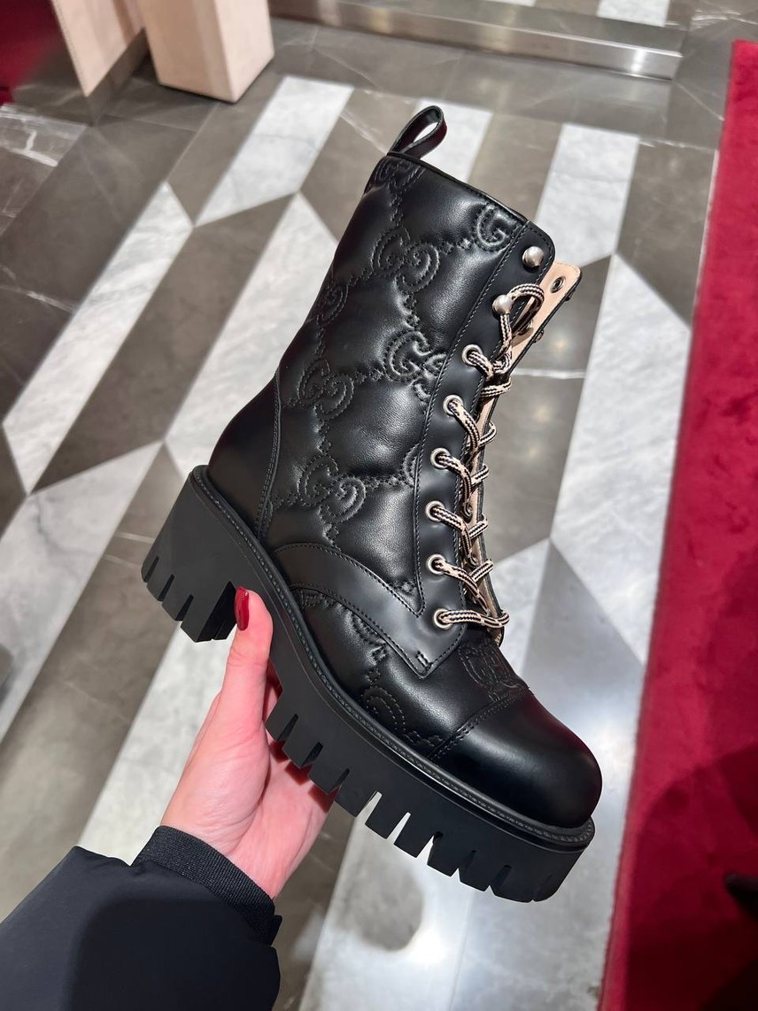 GUCCI Boots front view - Women's luxury Shoes