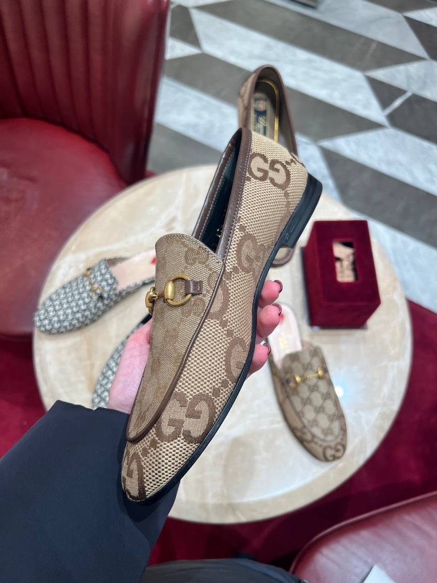 GUCCI Moccasins side view - Women's luxury Shoes