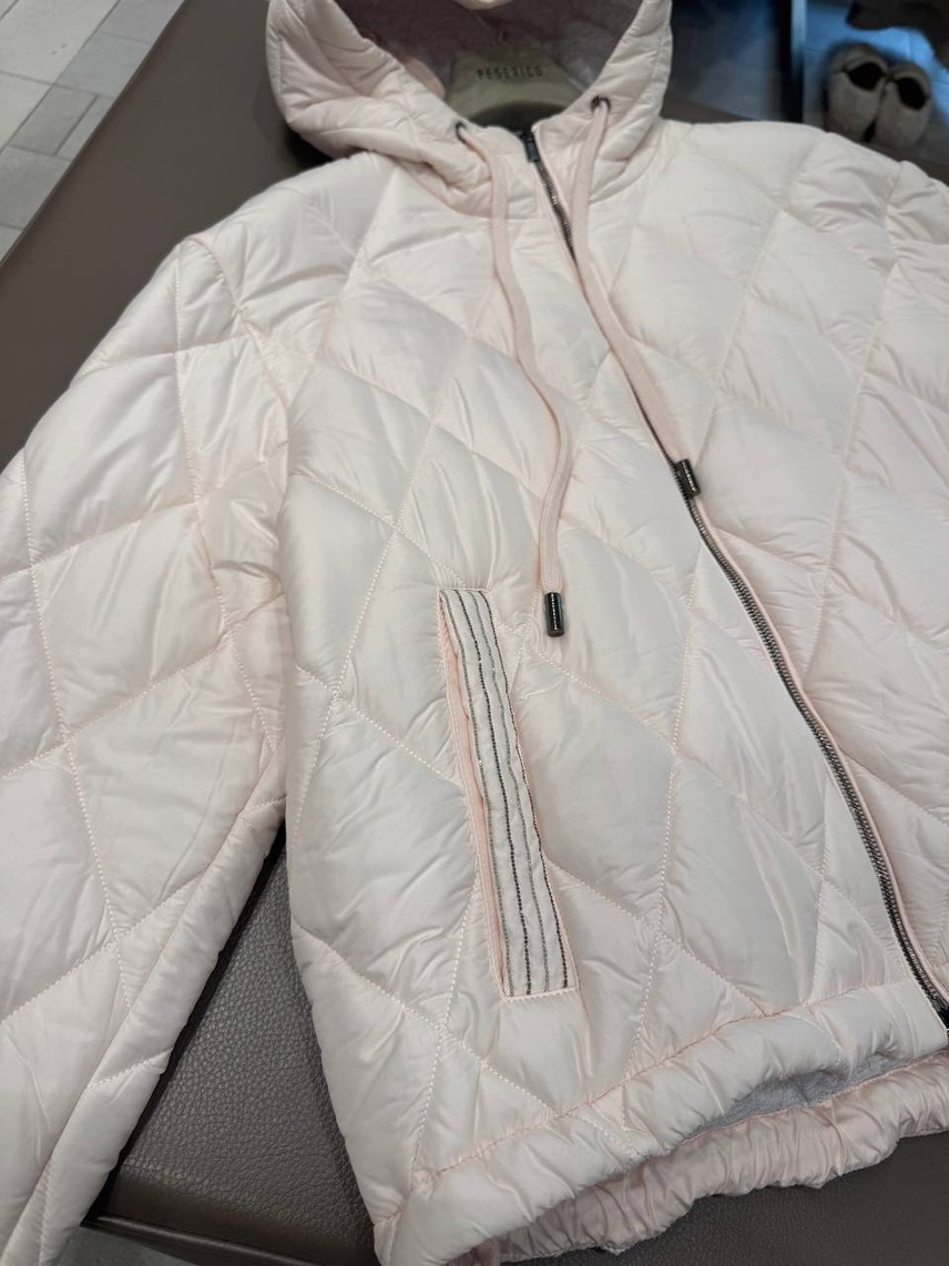 PESERICO Down jacket side view - Women's luxury Clothes