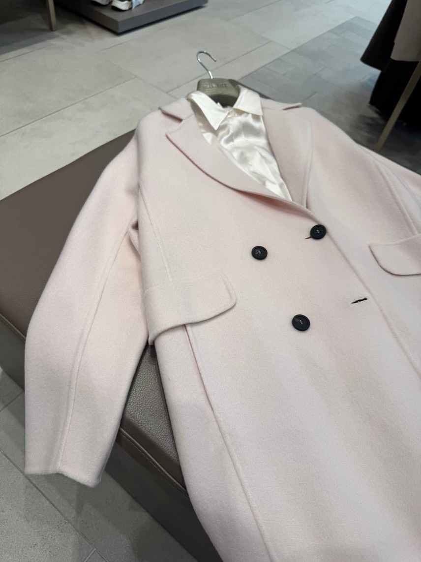 PESERICO Coats side view - Women's luxury Clothes