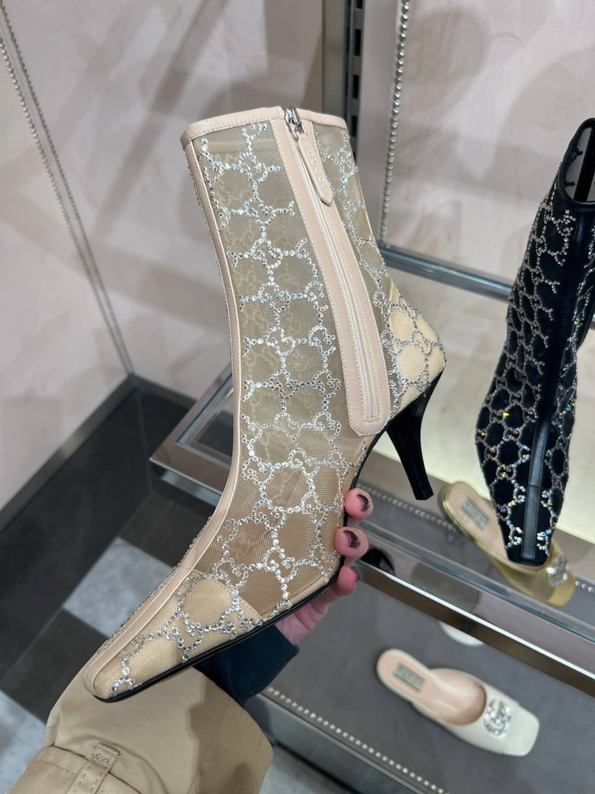 GUCCI Boots side view - Women's luxury Shoes