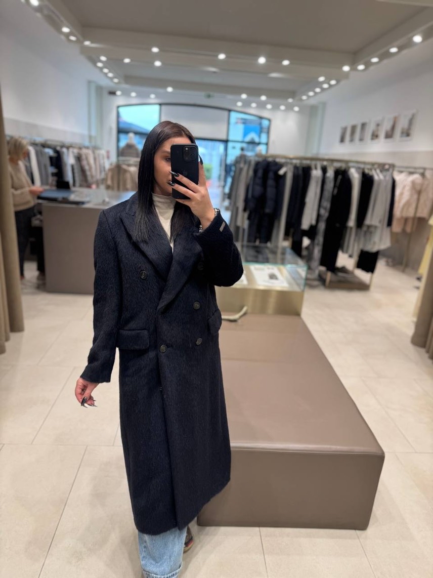 PESERICO Coats side view - Women's luxury Clothes