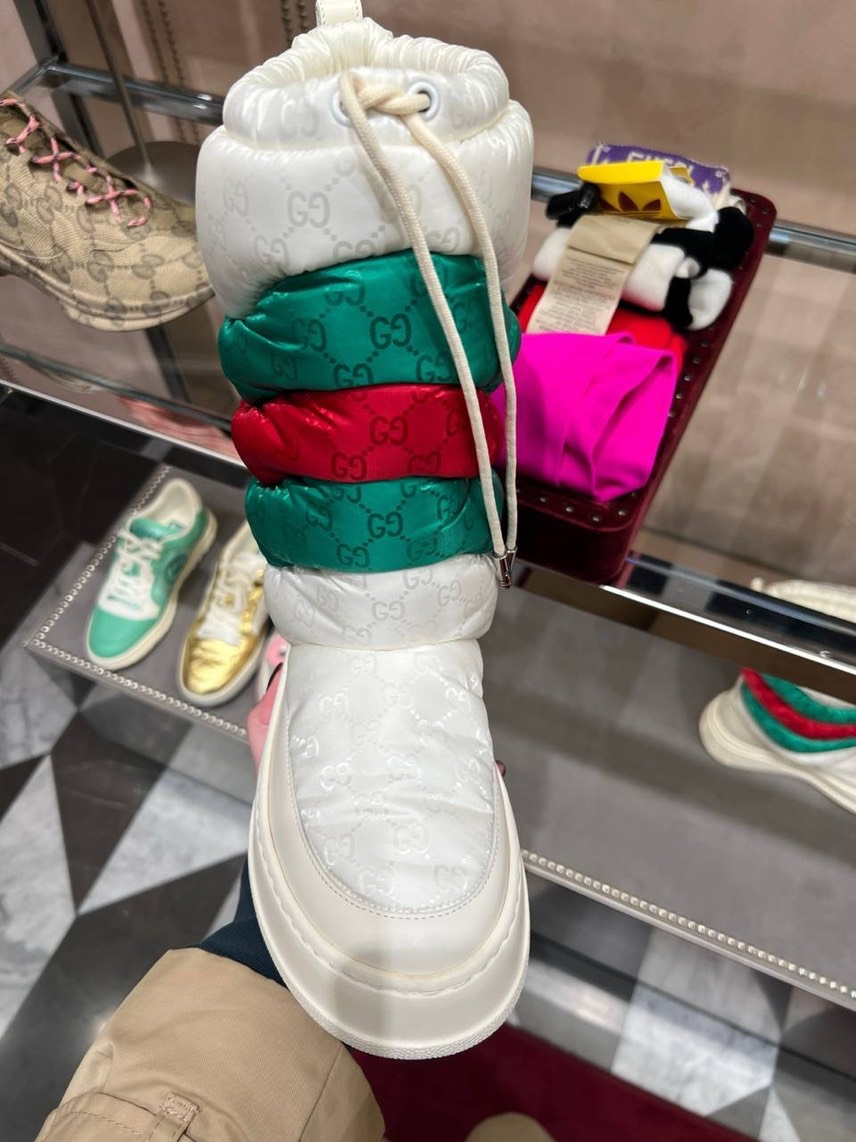 GUCCI Boots side view - Women's luxury Shoes