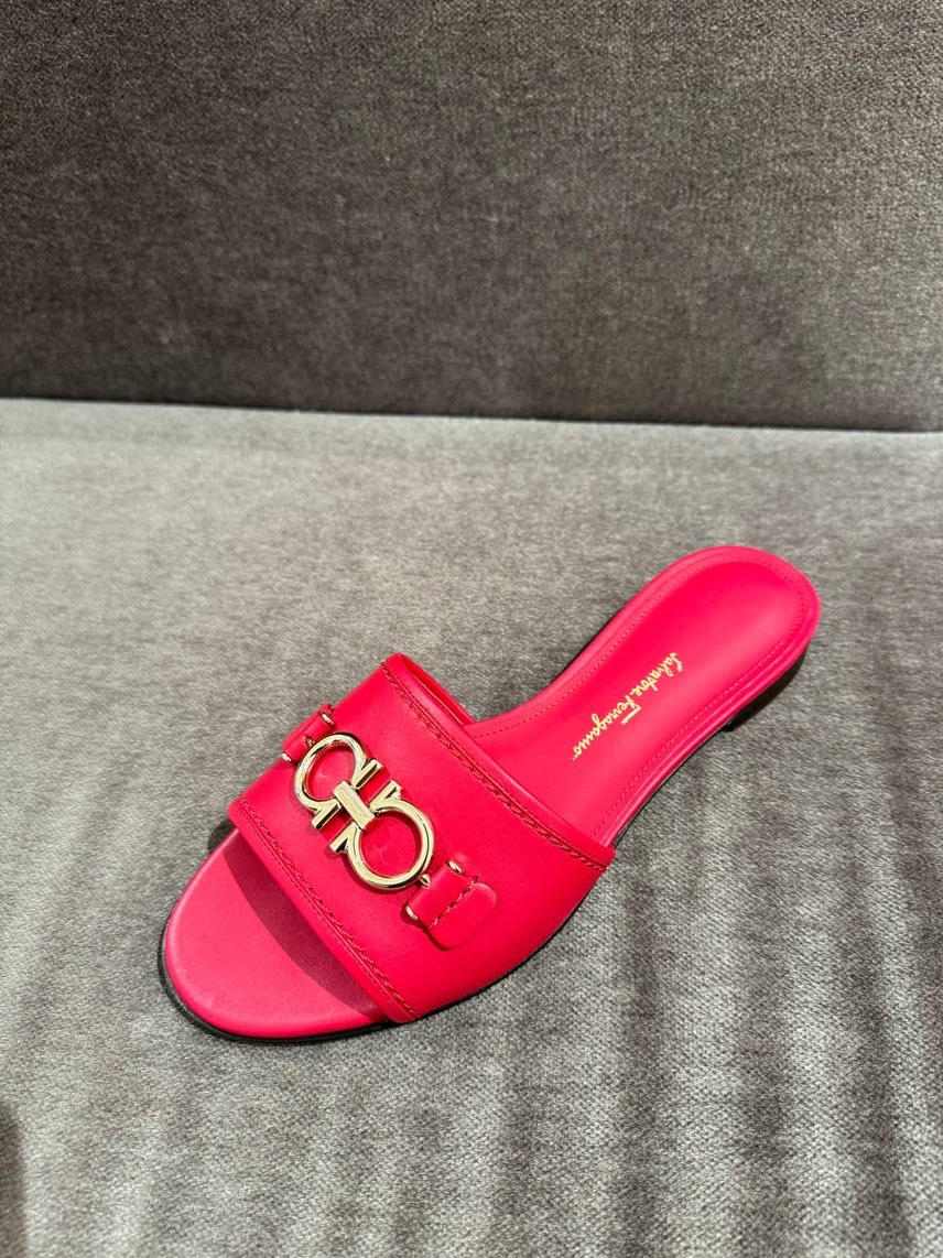 SALVATORE FERRAGAMO Slides front view - Women's luxury Shoes