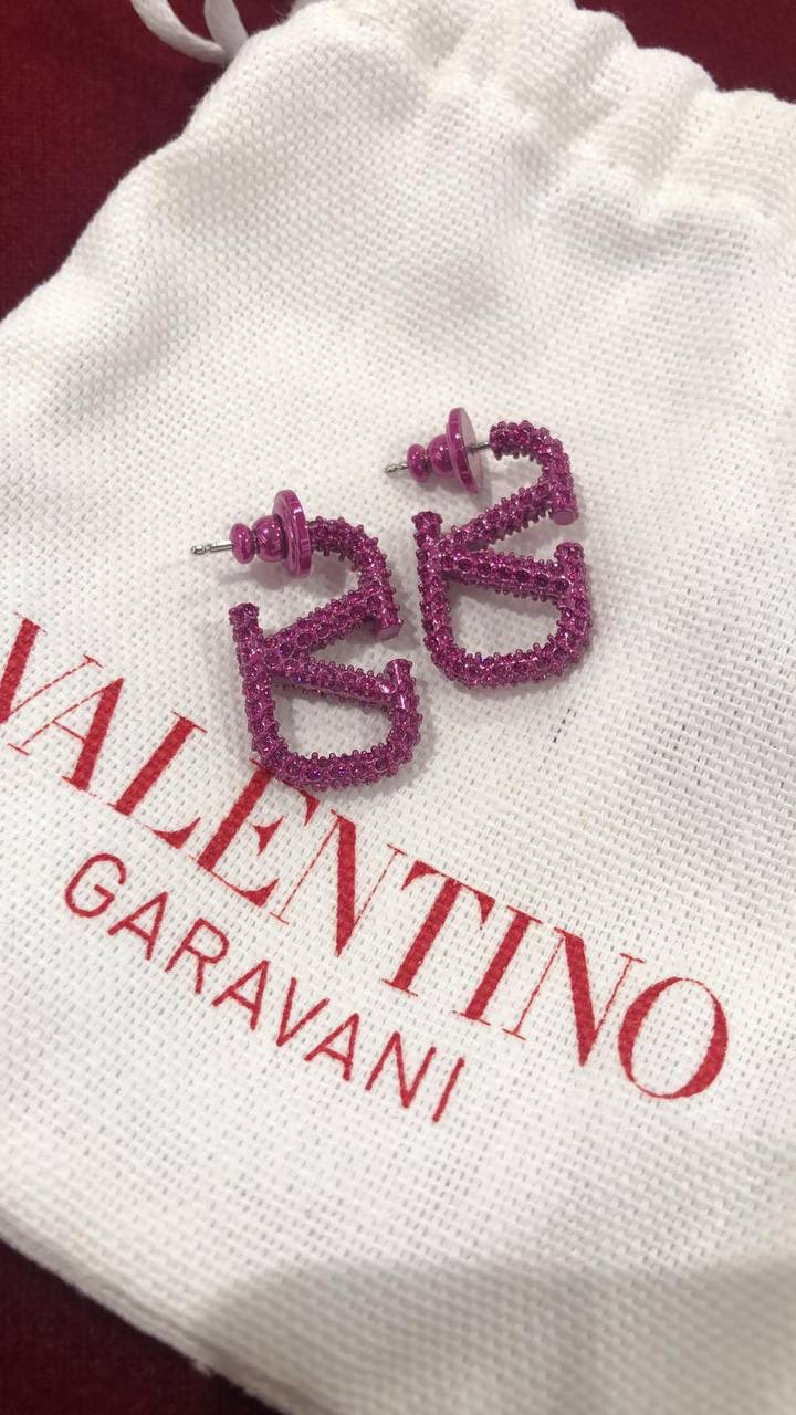 VALENTINO GARAVANI Earrings side view - Women's luxury Jewelry and watches