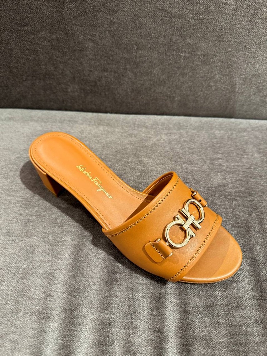 SALVATORE FERRAGAMO Slides side view - Women's luxury Shoes