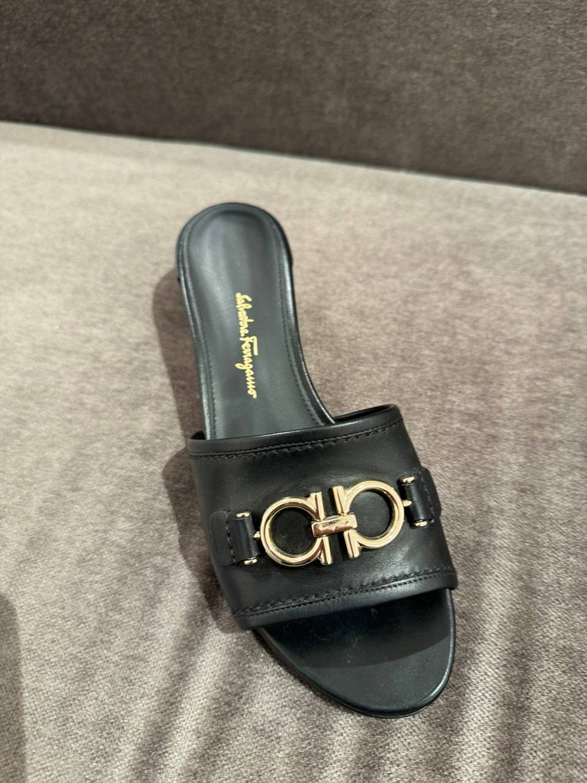 SALVATORE FERRAGAMO Slides side view - Women's luxury Shoes