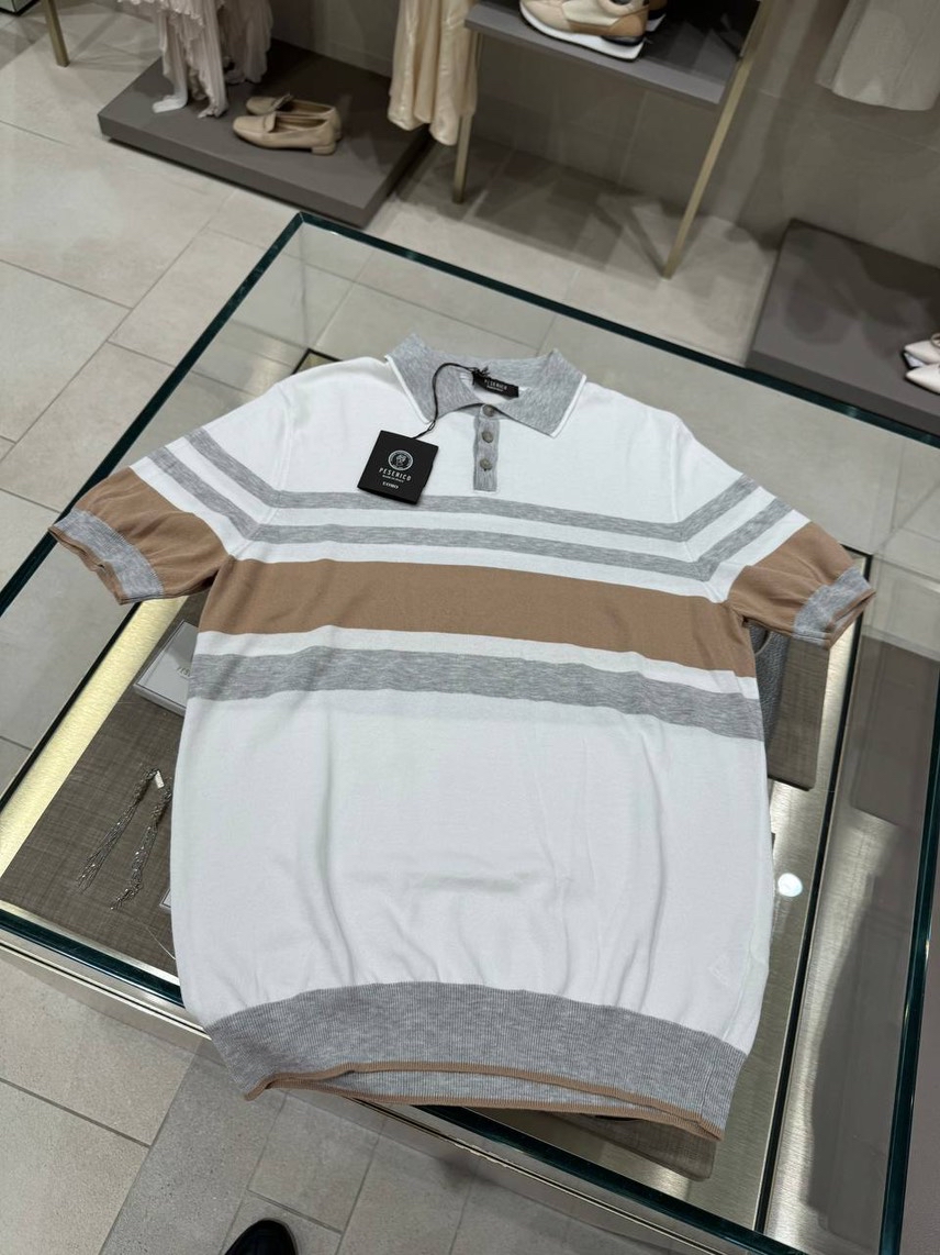 PESERICO T-shirt and Polo front view - Men's luxury Clothes