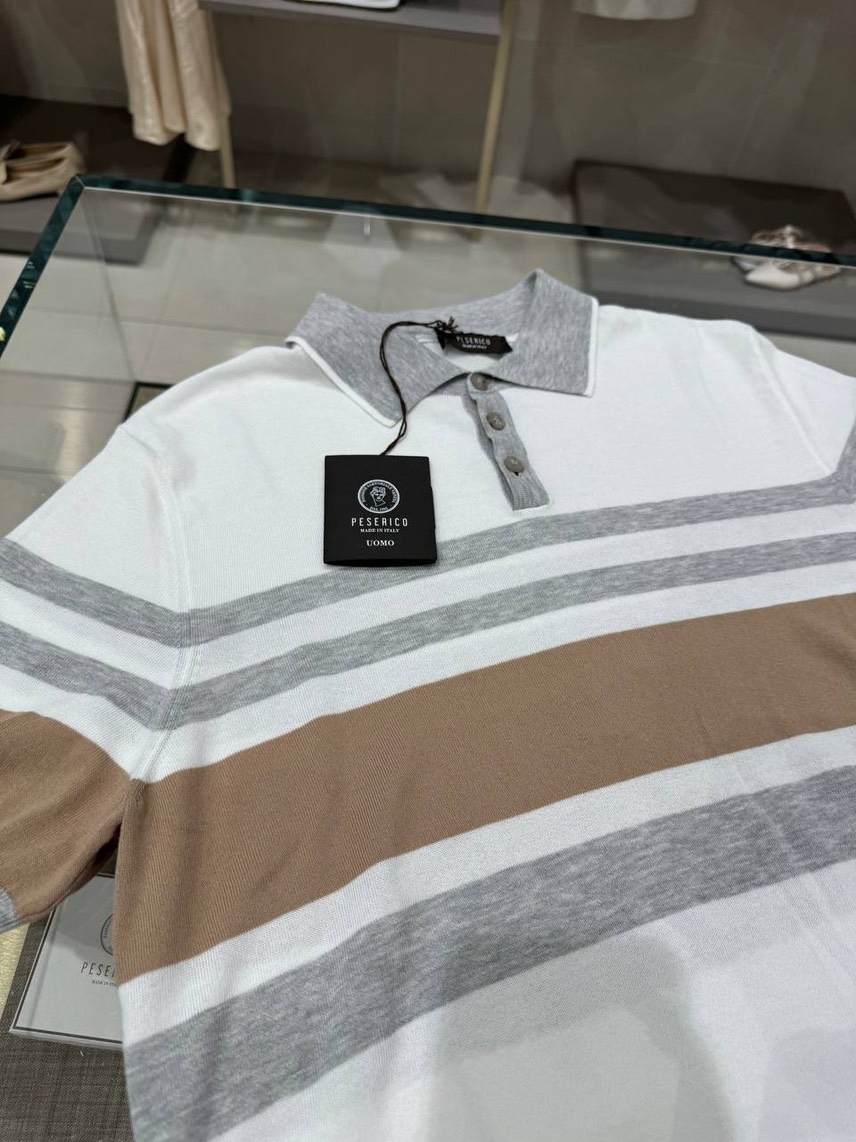 PESERICO T-shirt and Polo side view - Men's luxury Clothes