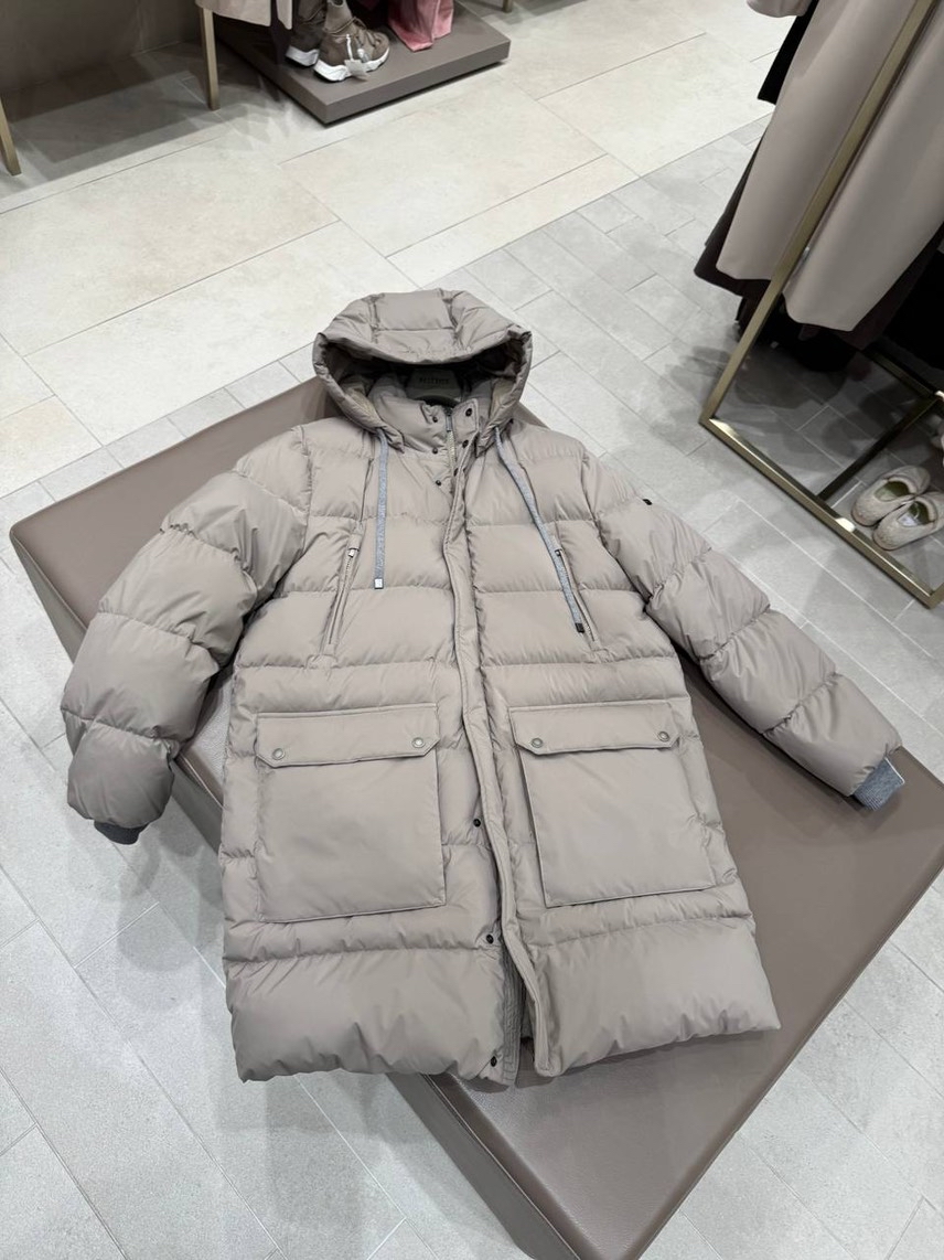 PESERICO Down jacket front view - Men's luxury Clothes