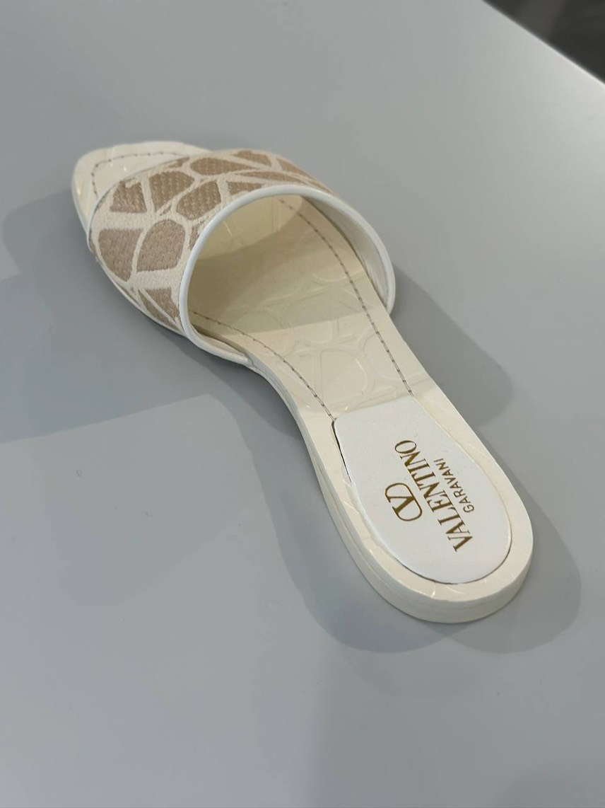 VALENTINO GARAVANI Slides side view - Women's luxury Shoes