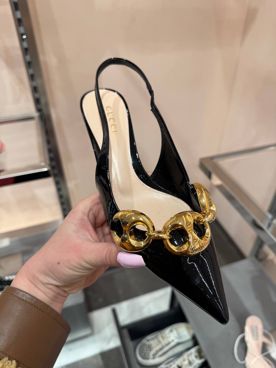 GUCCI Sandals side view - Women's luxury Shoes