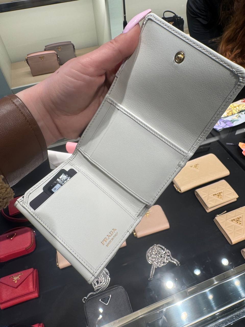 PRADA Wallets and small leather goods side view - Women's luxury Accessories