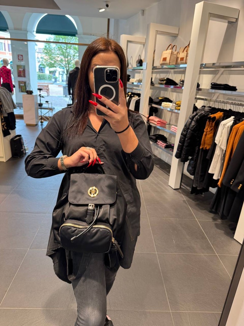 VERSACE Backpack side view - unisex luxury Bags