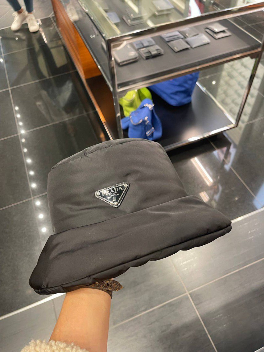 PRADA Caps and Hats side view - unisex luxury Accessories