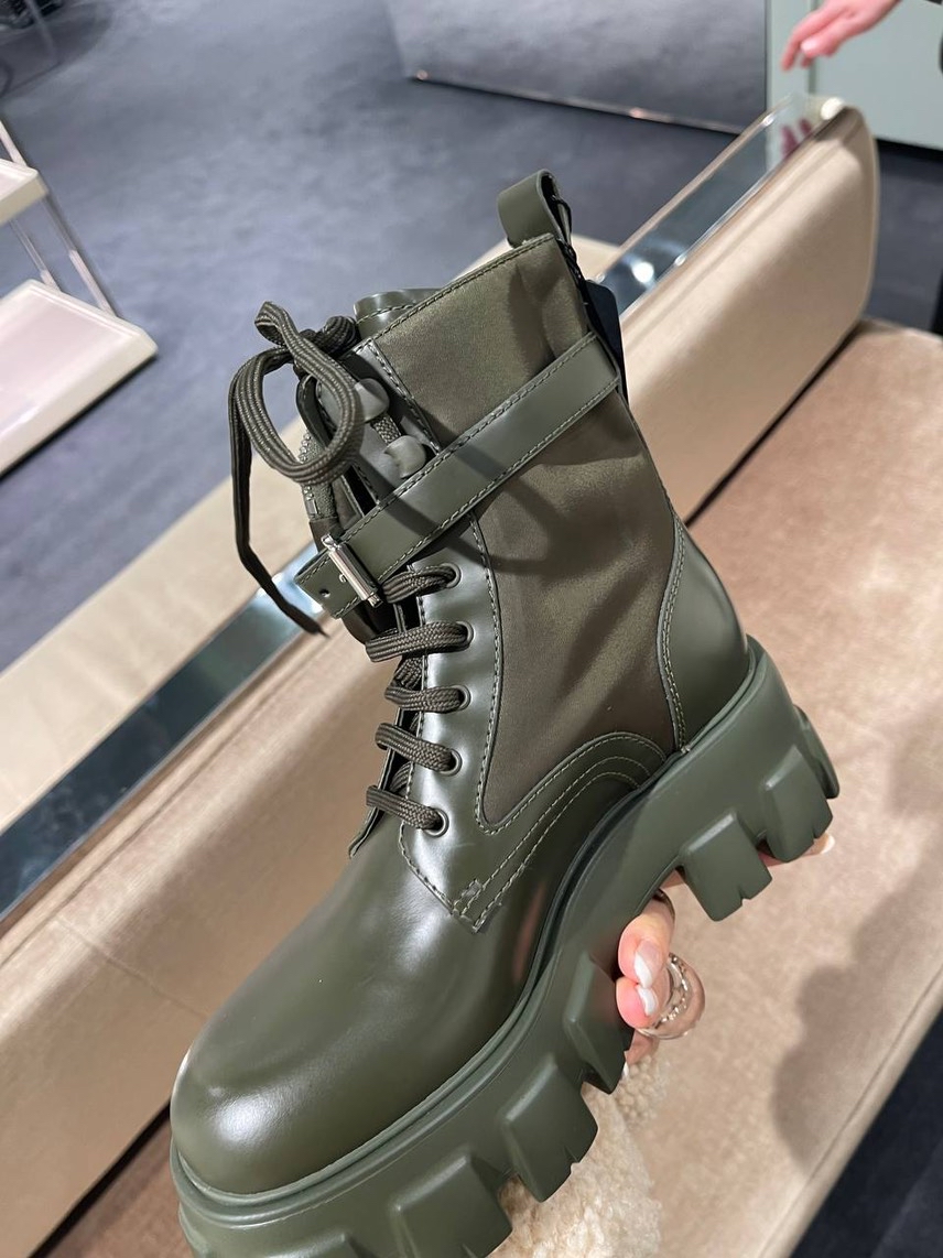 PRADA Boots side view - Women's luxury Shoes