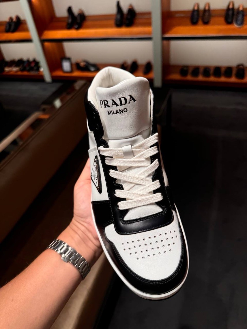 PRADA Sneakers side view - Men's luxury Shoes