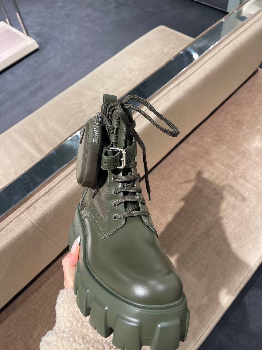 PRADA Boots side view - Women's luxury Shoes