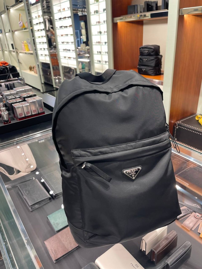 PRADA Backpack front view - unisex luxury Bags
