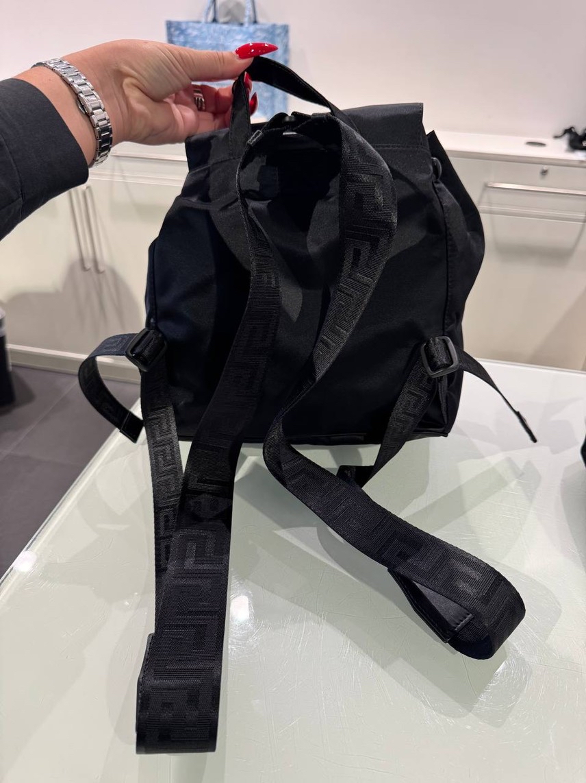 VERSACE Backpack side view - unisex luxury Bags