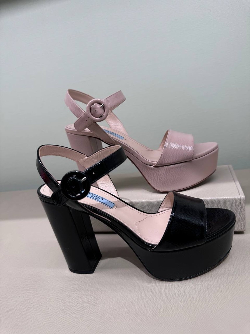 PRADA Sandals side view - Women's luxury Shoes
