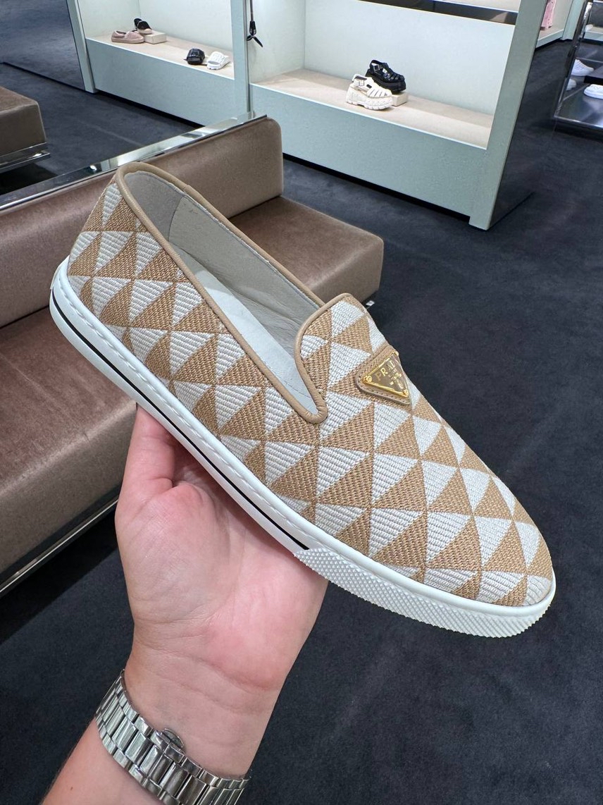 PRADA Moccasins front view - Women's luxury Shoes