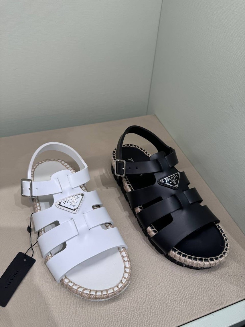PRADA Sandals side view - Women's luxury Shoes
