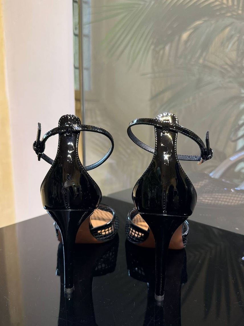 ALAIA Sandals side view - Women's luxury Shoes