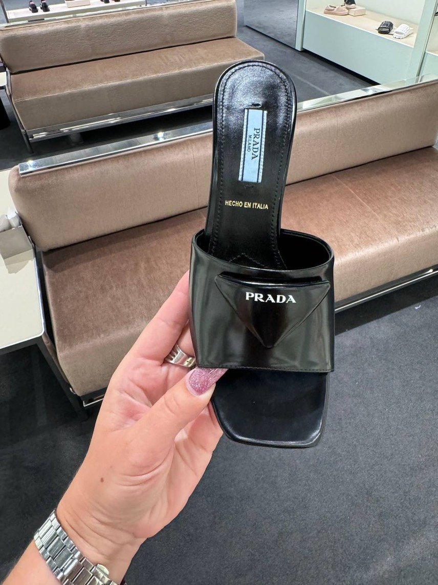 PRADA Sandals side view - Women's luxury Shoes