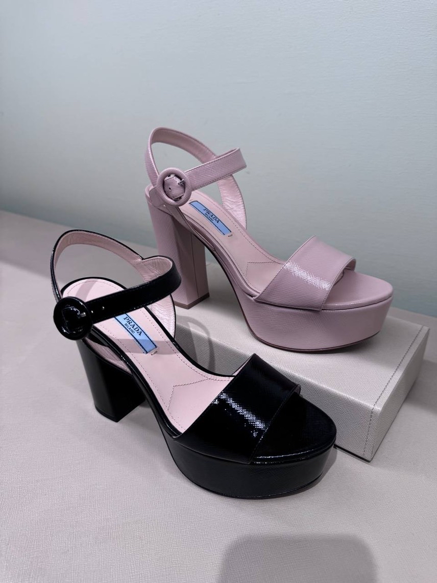 PRADA Sandals front view - Women's luxury Shoes