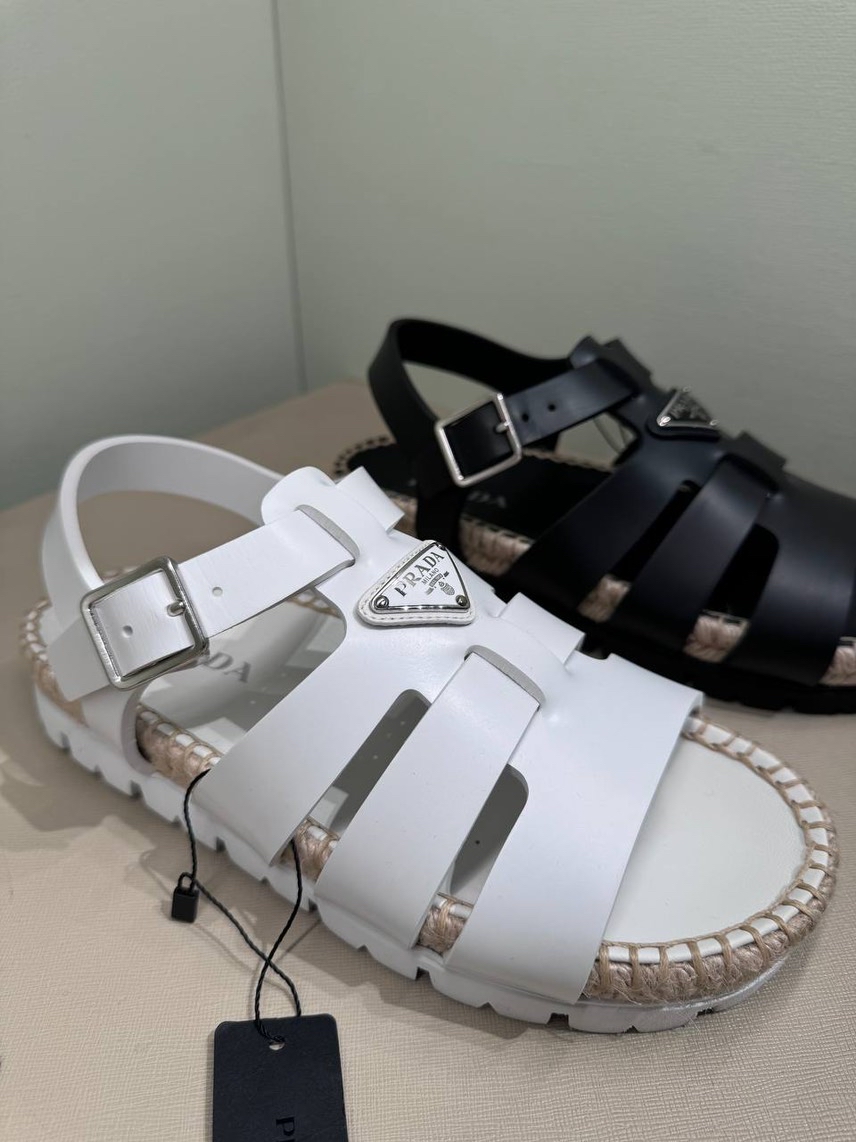 PRADA Sandals side view - Women's luxury Shoes