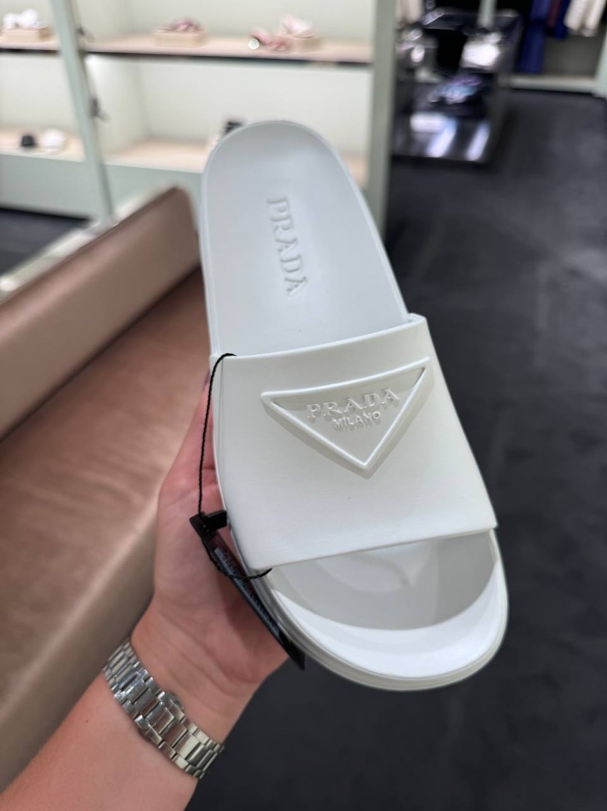 PRADA Slides front view - Women's luxury Shoes