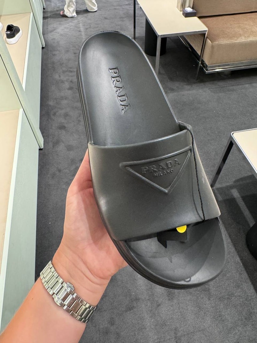 PRADA Slides side view - Women's luxury Shoes