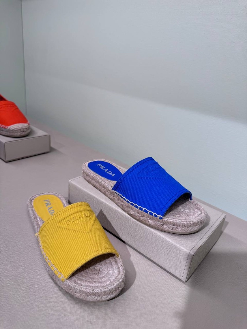 PRADA Slides side view - Women's luxury Shoes