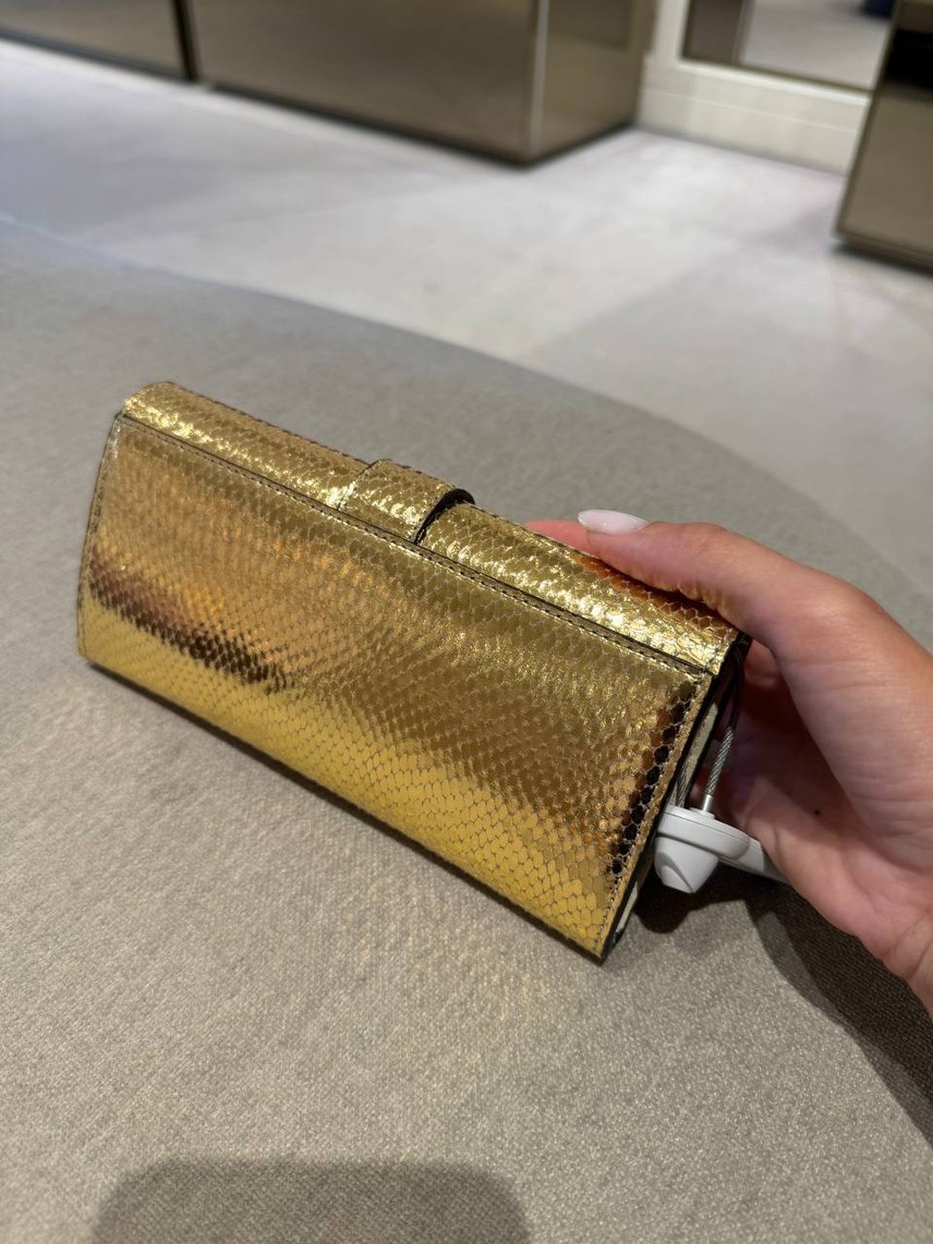 JIMMY CHOO Clutch bags side view - Women's luxury Bags