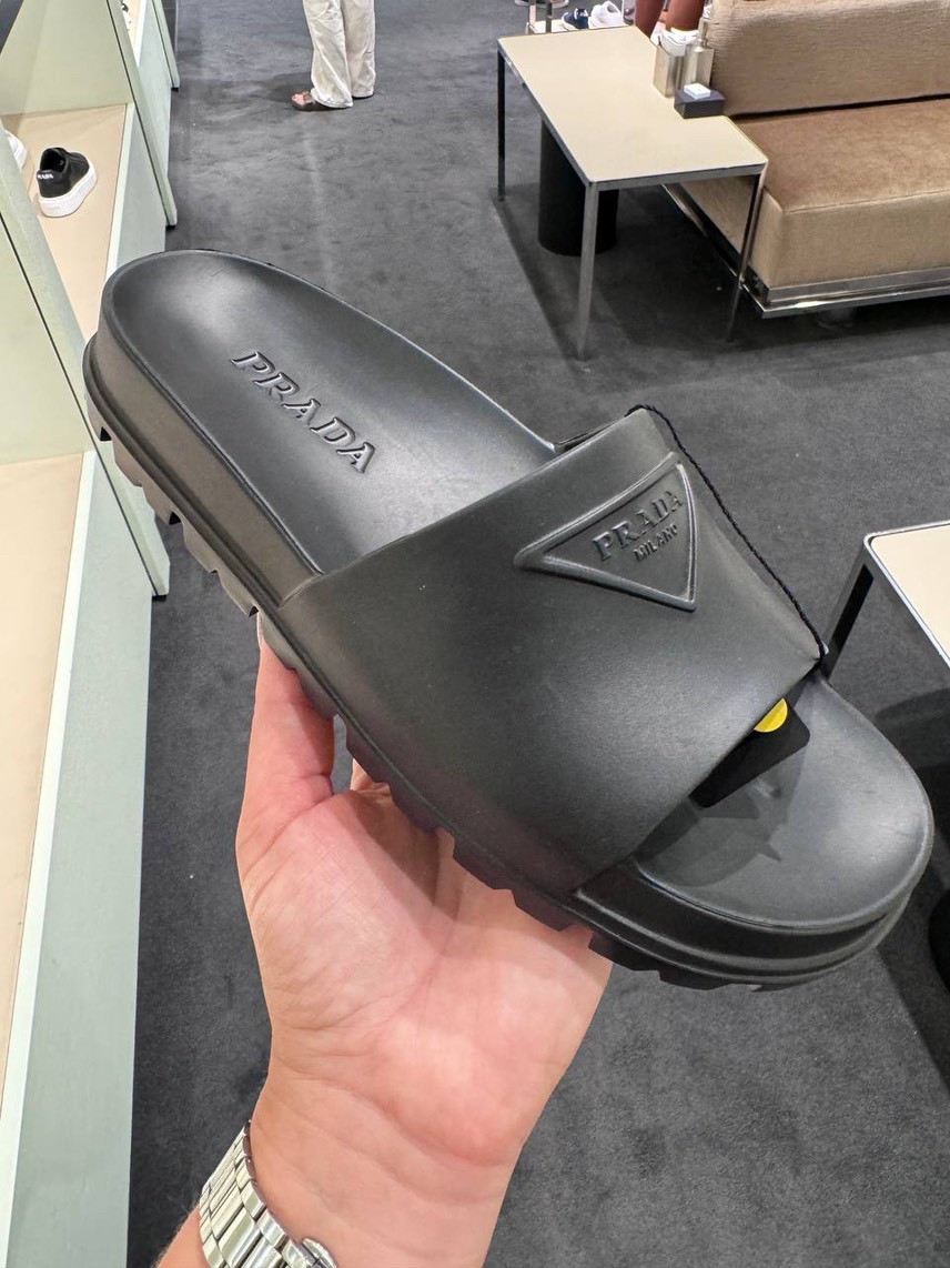 PRADA Slides side view - Women's luxury Shoes