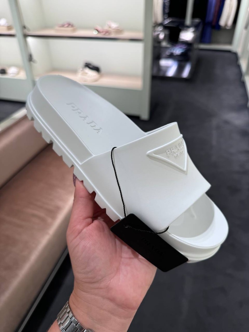 PRADA Slides side view - Women's luxury Shoes
