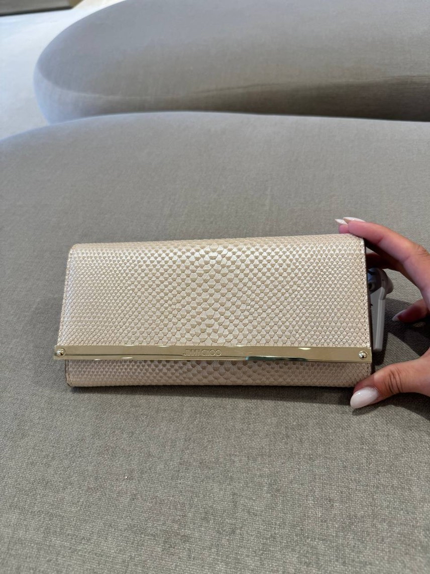 JIMMY CHOO Clutch bags side view - Women's luxury Bags