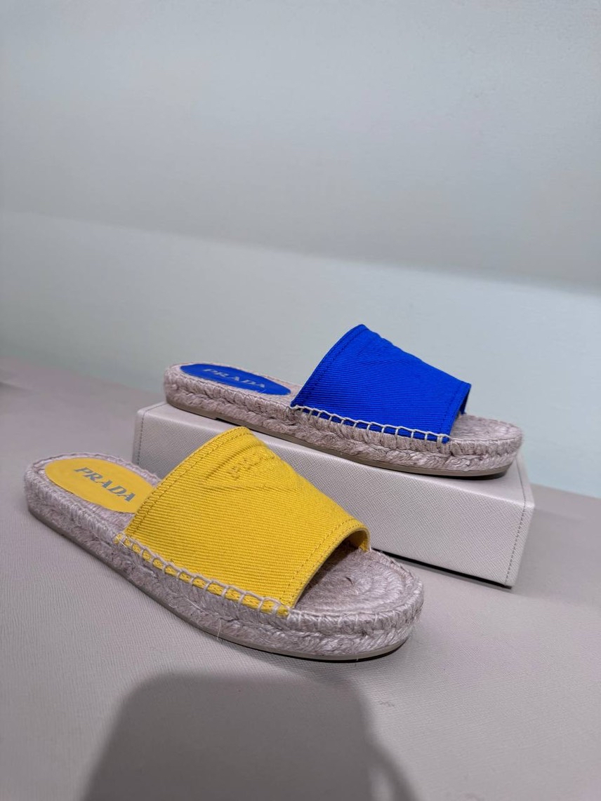 PRADA Slides front view - Women's luxury Shoes