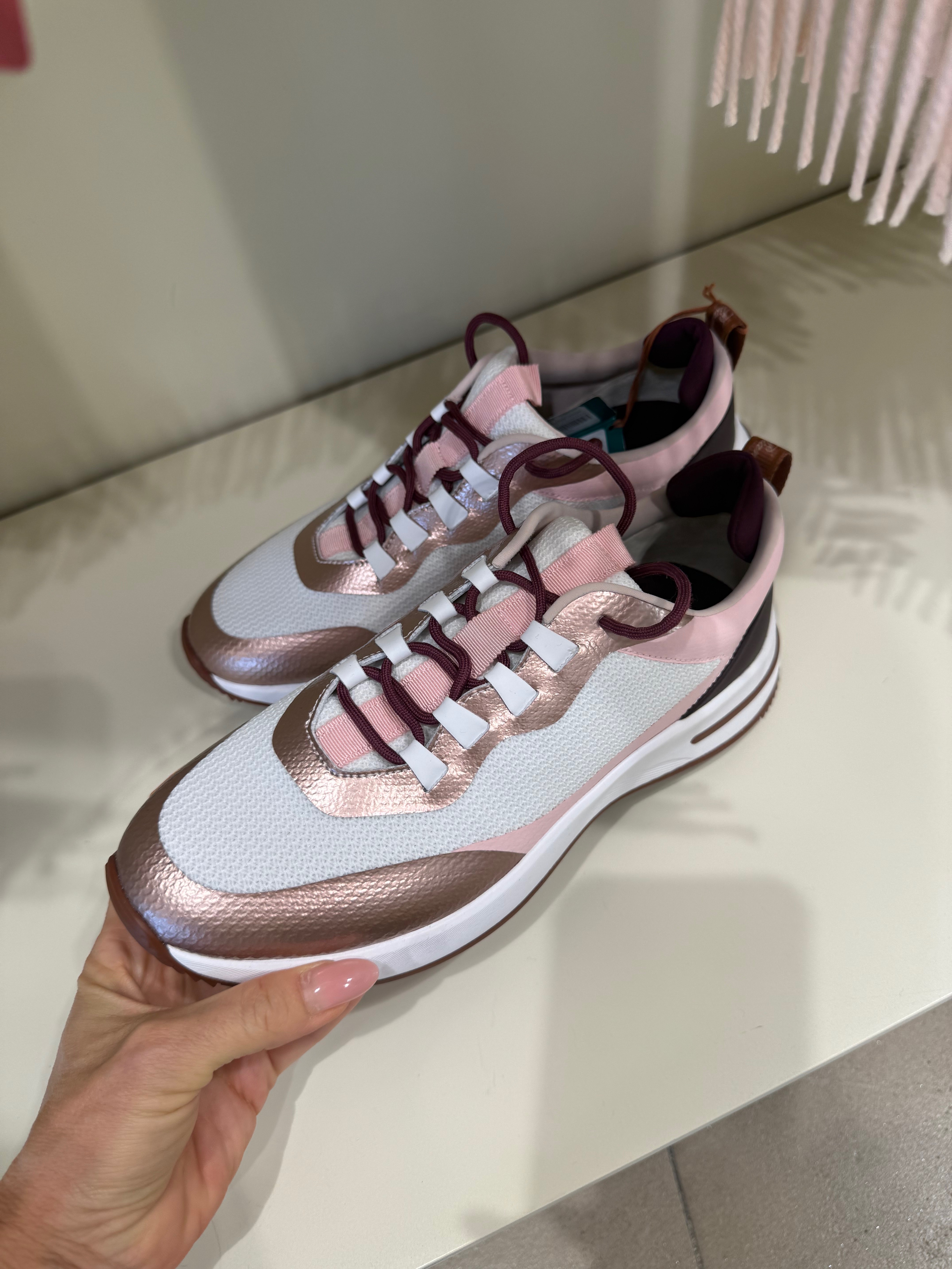 LORO PIANA Sneakers side view - Women's luxury Shoes