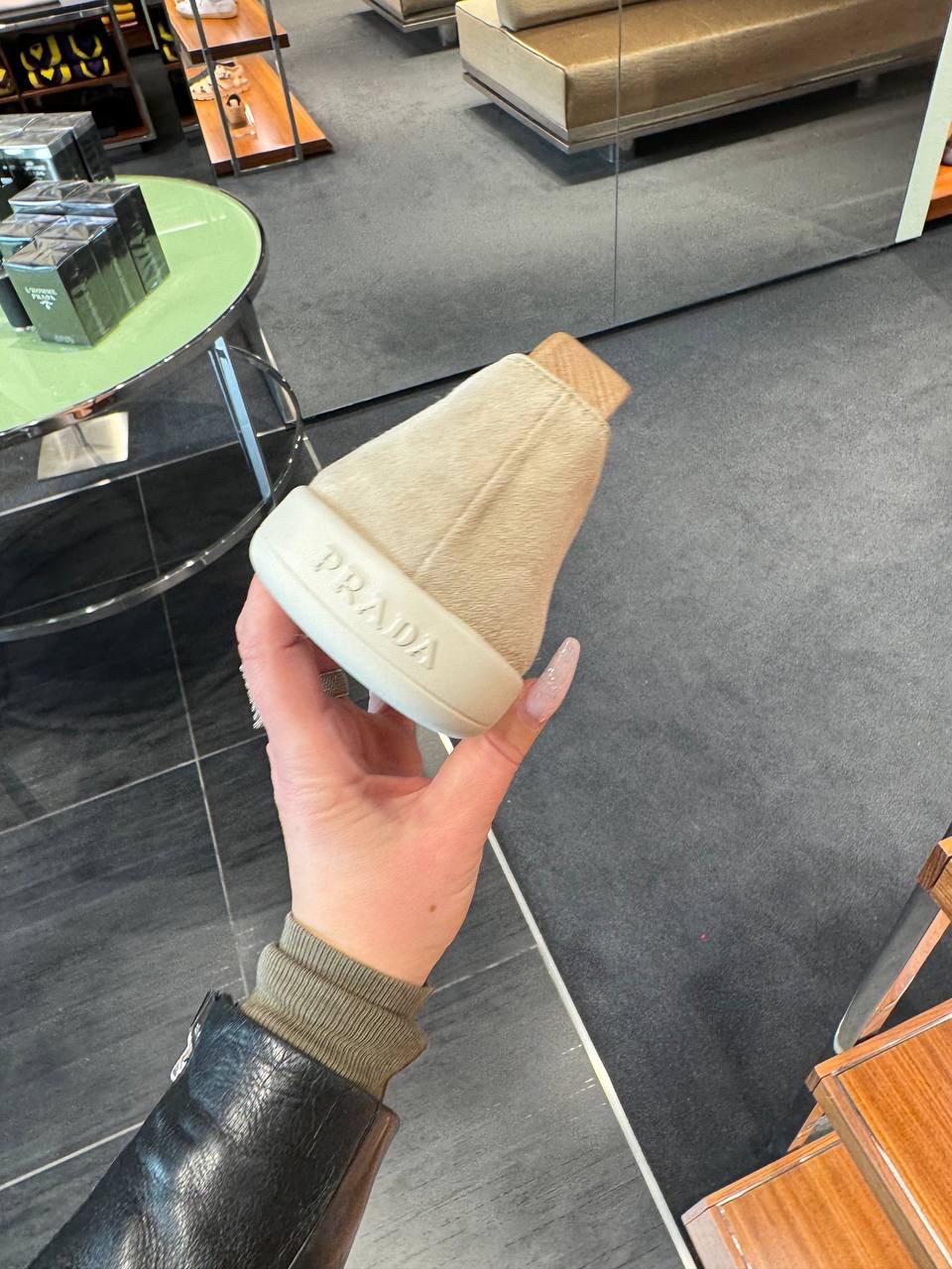 PRADA Moccasins side view - Men's luxury Shoes