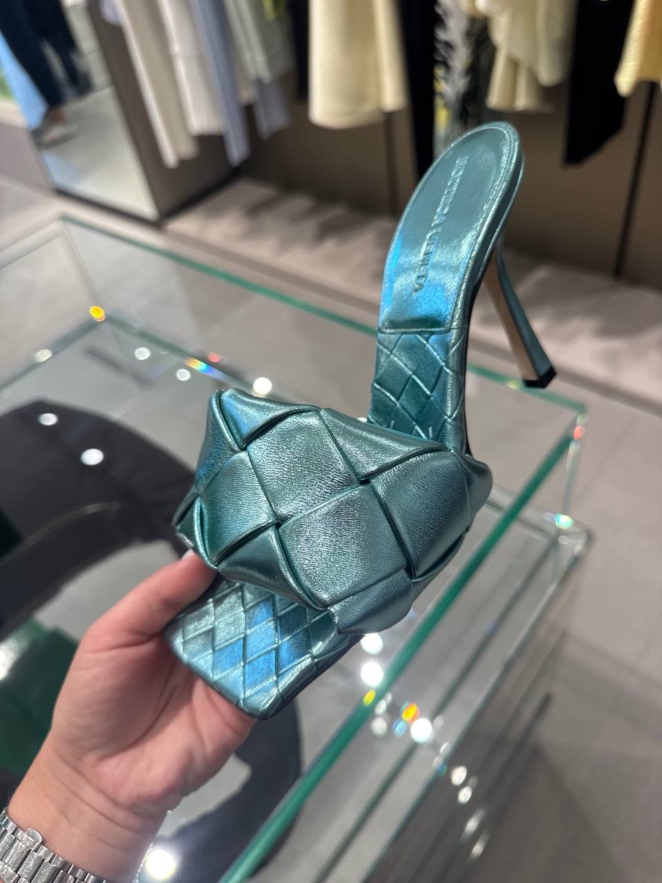 BOTTEGA VENETA Sandals front view - Women's luxury Shoes